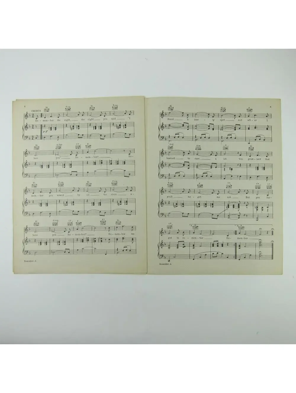 Sheet Music Remember Alexander's Ragtime Band Irving Berlin Antique 1925 RARE
